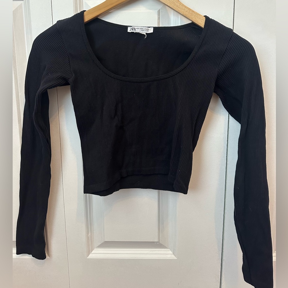 Zara seamless cropped long sleeve